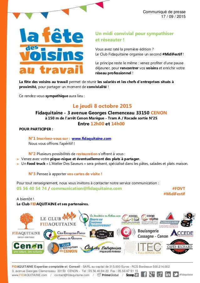 CP - La Fête des Voisins au Travail / Bordeaux CP - La Fête des Voisins au Travail / Bordeaux