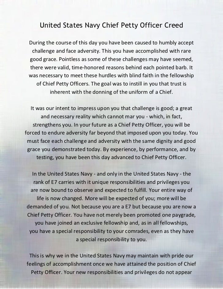 CPO Creed
