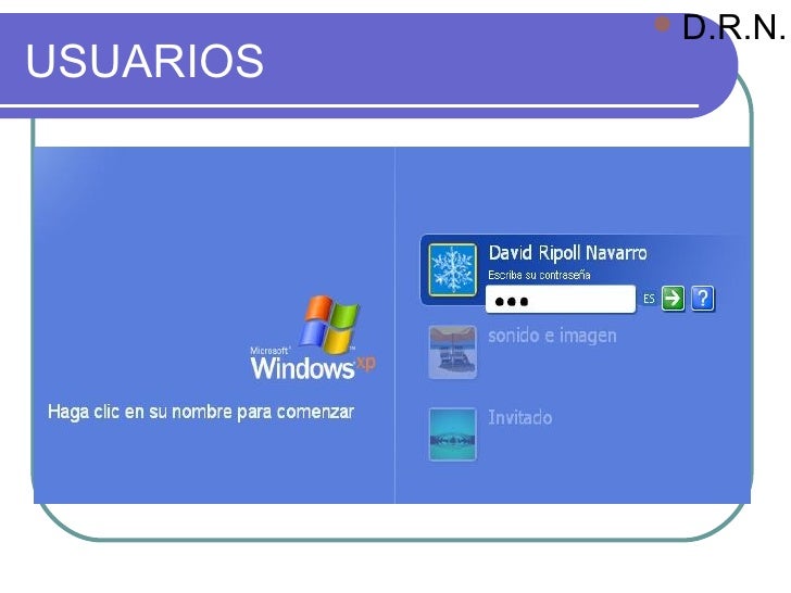 Inicio de windows live hotmail xp
