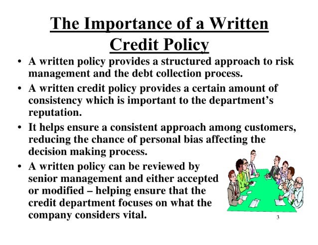 credit policy Are you looking for ways to increase your sales one method small-business owners don’t always think of is offering extended credit to your customers there have. credit policy Are you looking for ways to increase your sales one method small-business owners don’t always think of is offering extended credit to your customers there have.