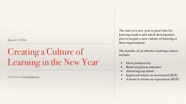 new year learning creating a culture of learning in the new year new year learning creating a culture of learning in the new year