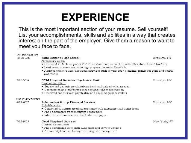 abilities for resumes
