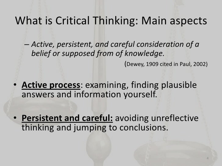 Critical thinking tools for taking charge of your professional and personal life