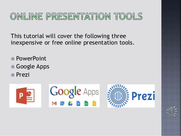 Creating online presentations