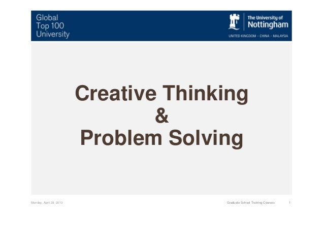 creative thinking & problem solving training