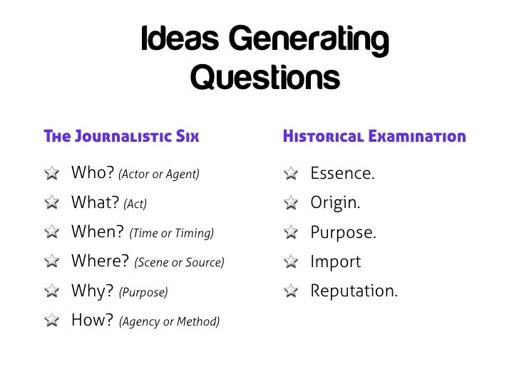 Critical and creative thinking sample questions