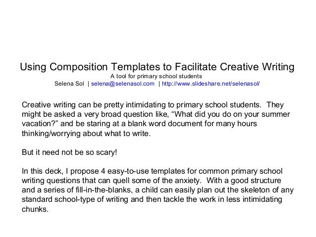Free creative writing essays and papers   123helpme