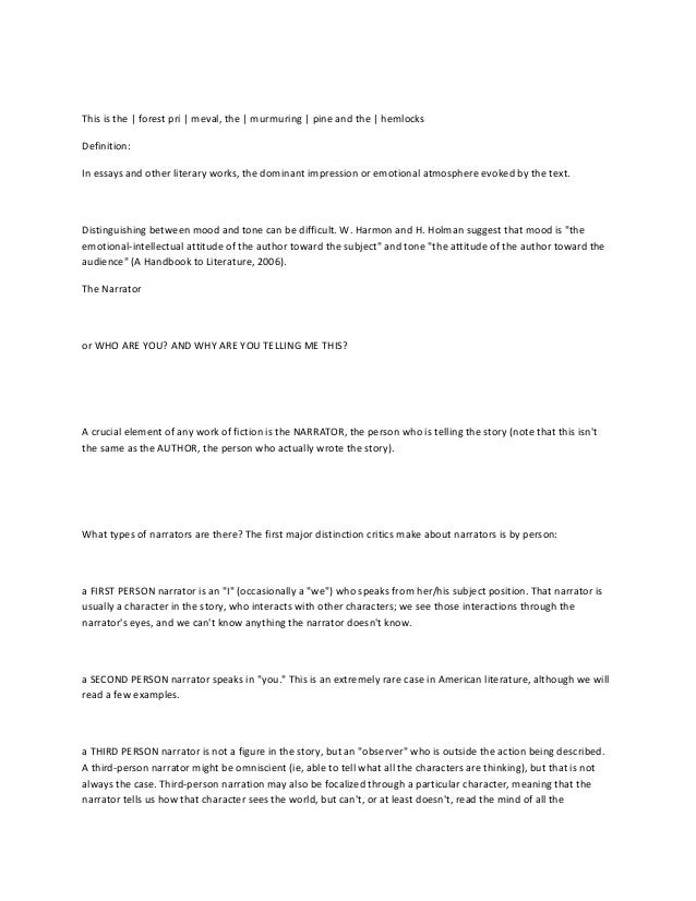 Dominant impression essay