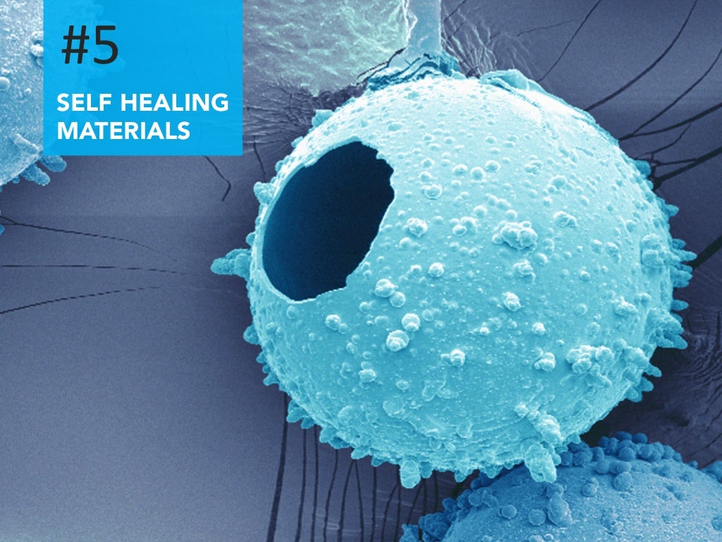 5 SELF HEALING MATERIALS