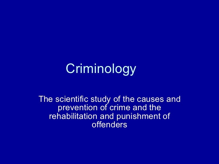 Phd thesis criminology