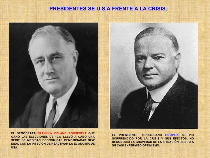 Personajes De La Crisis Economica De 1929