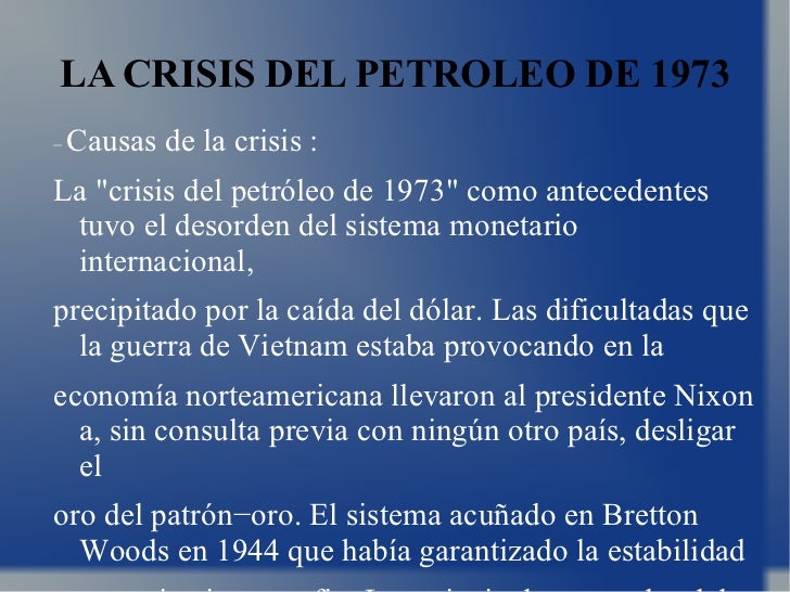 Crisis del 73