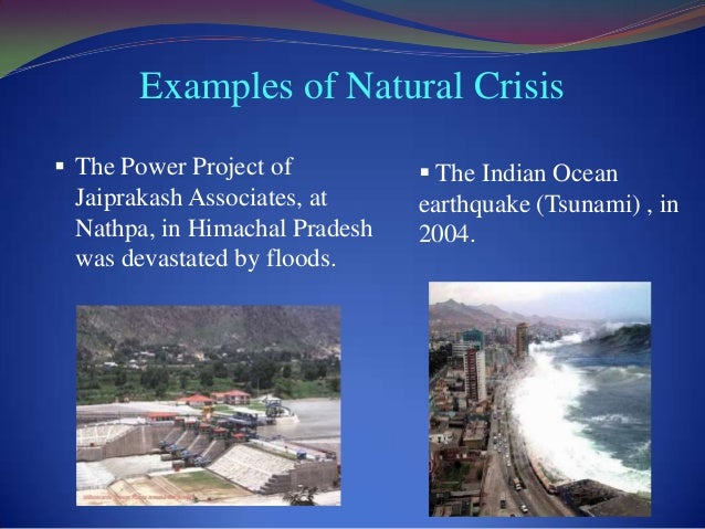 crisis management types and examples crisis examples