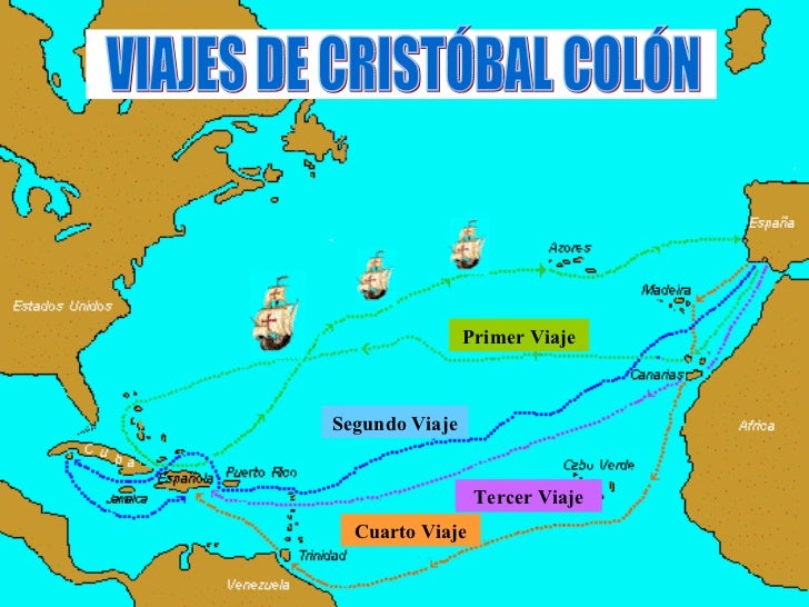 VIAJES DE CRISTOBAL DE COLON viajes de cristobal de colon: