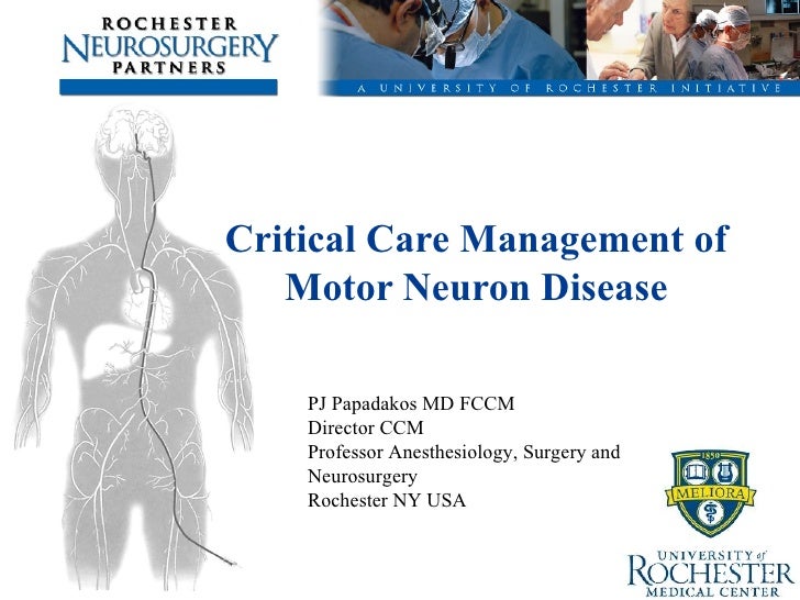 Critical Care Management of Motor Neuron Disease
