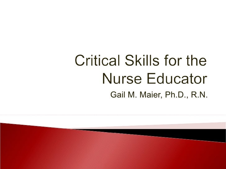 Critical Thinking As A Nurse