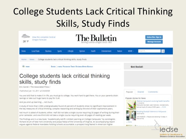 can you teach critical thinking skills can you teach critical thinking skills