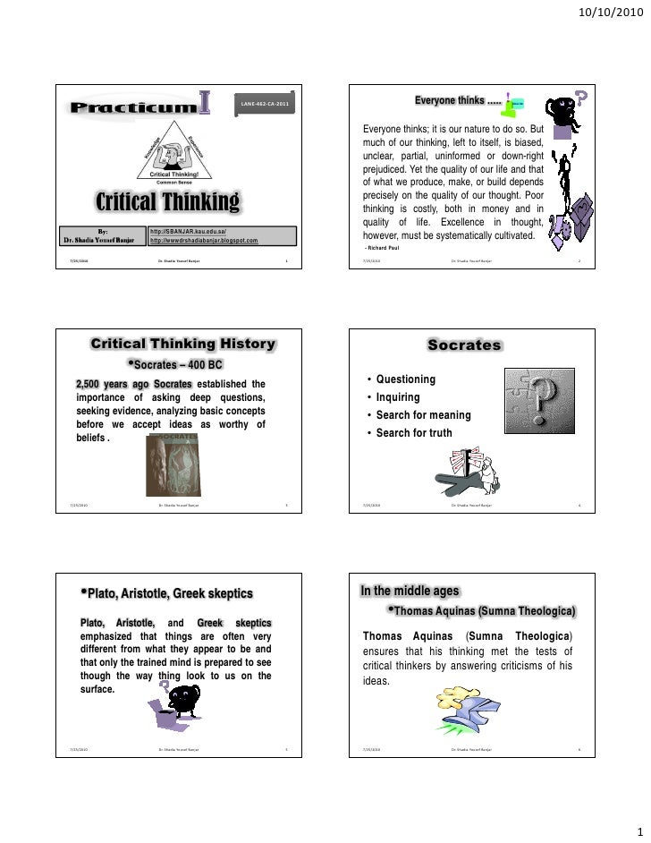 improving critical thinking through socratic seminars improving critical thinking through socratic seminars