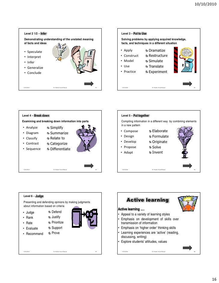 16 techniques of critical thinking