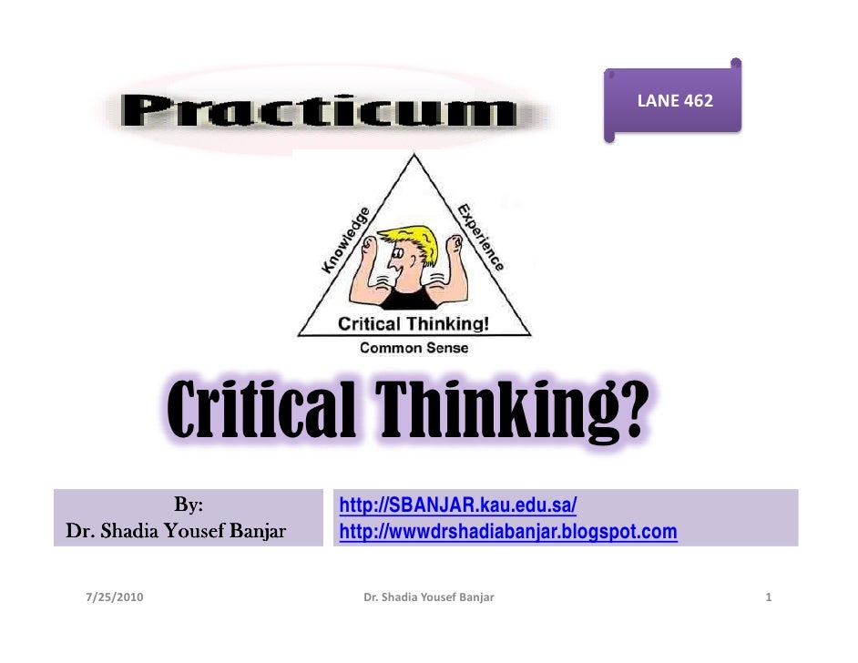 Critical Thinking | SkillsYouNeed