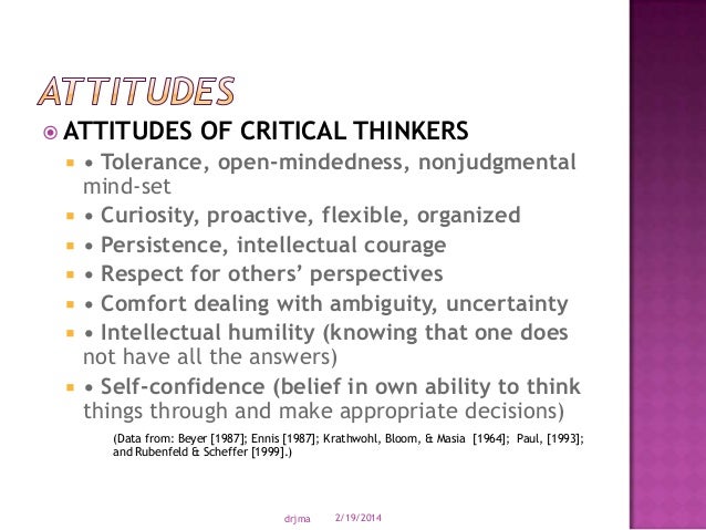 The Importance Of Critical Thinking