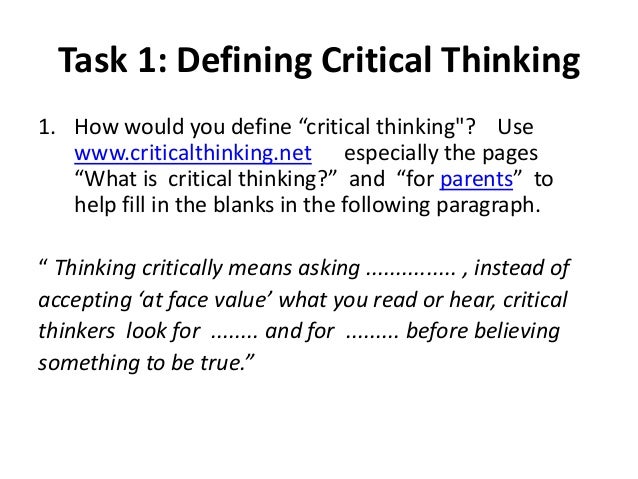 Critical thinking is defined as buy essay cheap