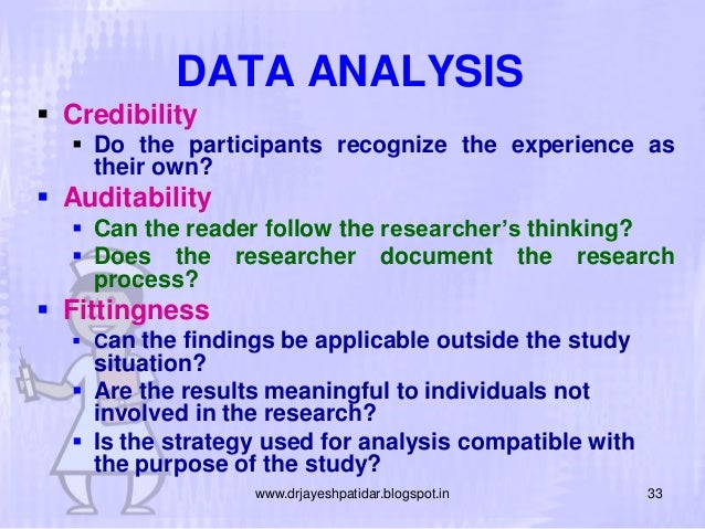 Critiquing A Research Paper