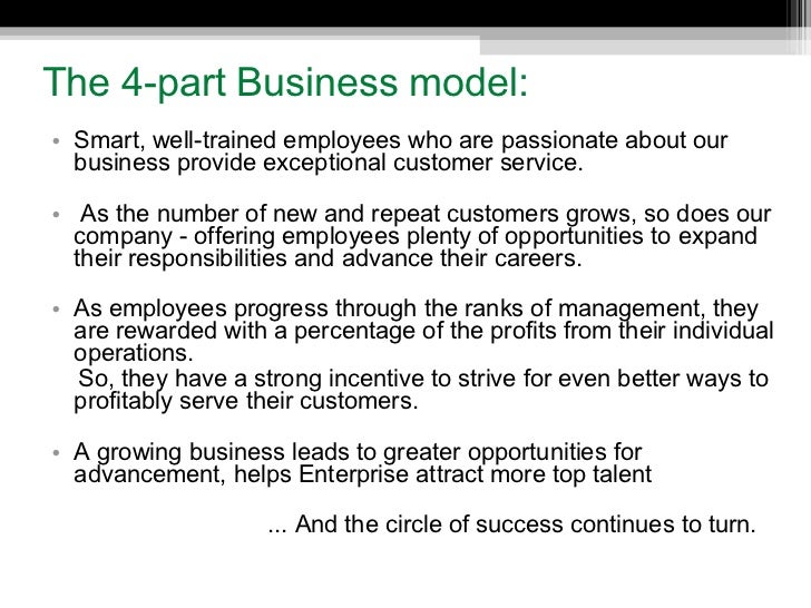 Enterprise rental car business model, list of business soft skills, new manufacturing business