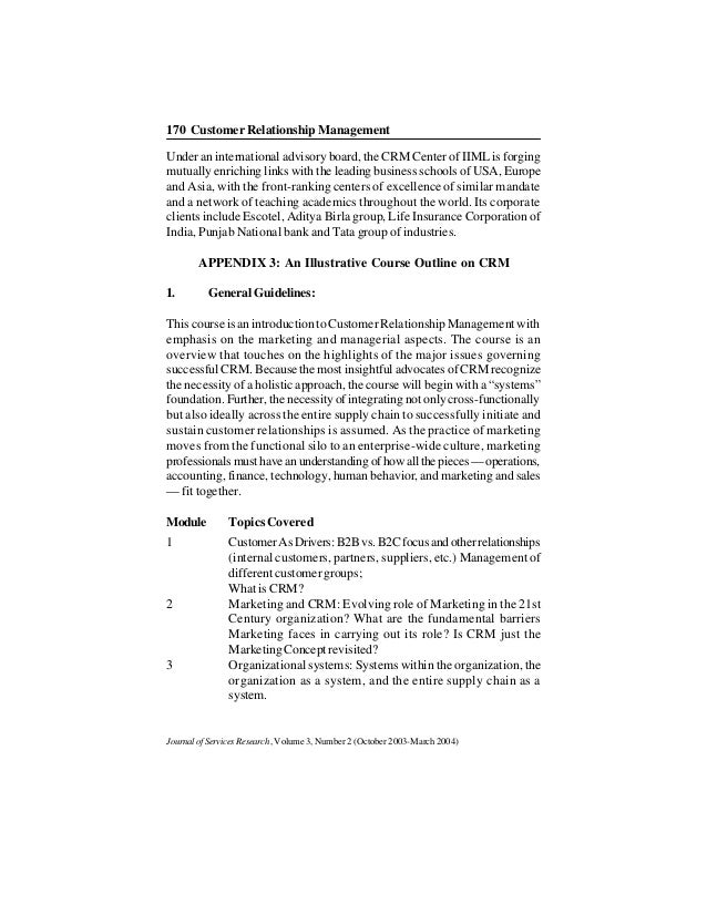 Customer relationship management essay questions