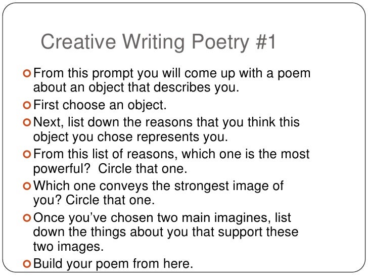 Creative Writing Poetry Prompts Creative Writing Poetry Prompts