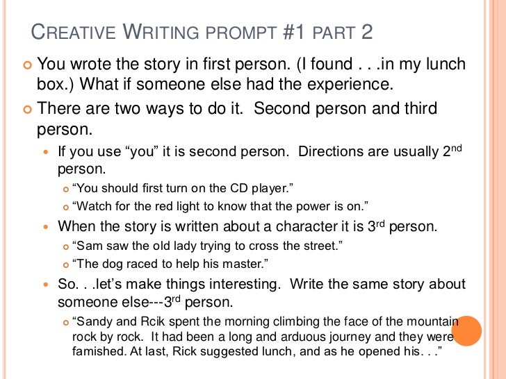 Essay writing prompt