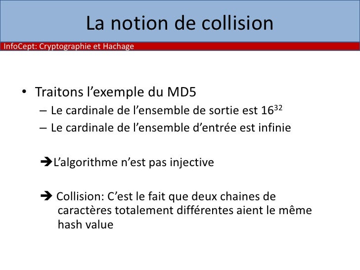 exemple de md5