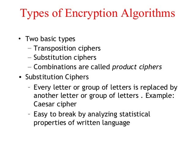types of cryptosystems pdf