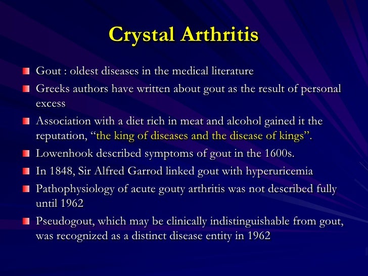 Crystal Arthritis Amh