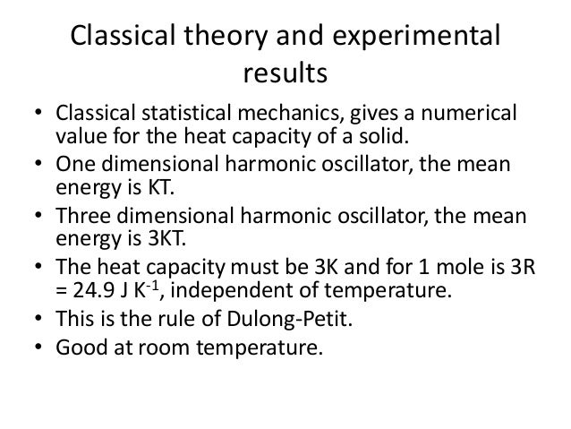 Heat Capacity Insulator Room Temperature Heat Capacity Insulator Room Temperature