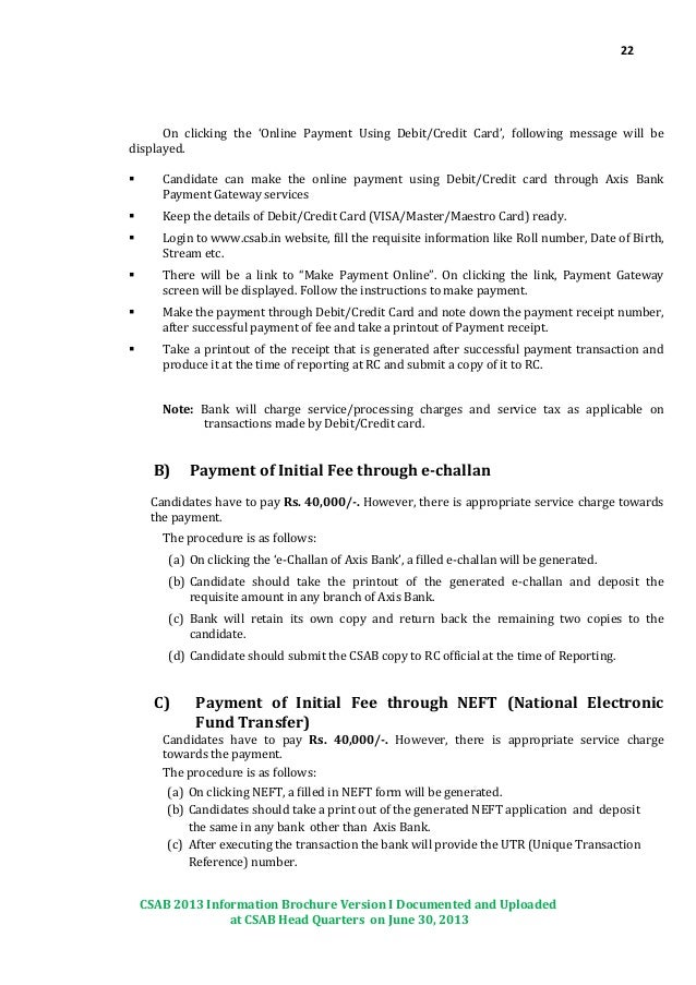 Charge Gateway Axis financial institution