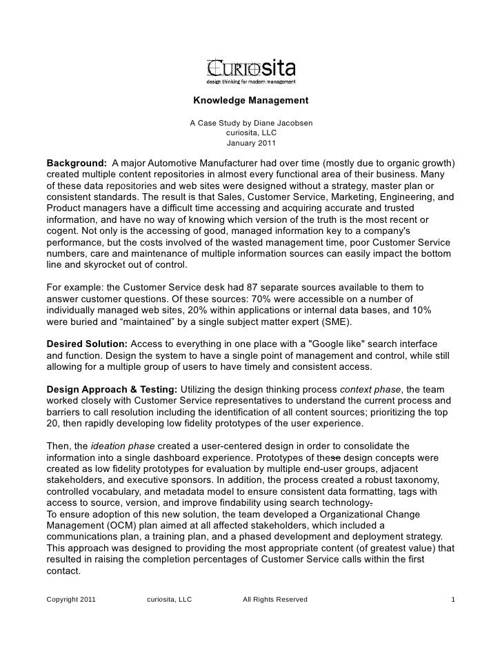 knowledge management cases study Infosys: meeting the knowledge management system was widely recognized—in case studies 2 infosys knowledge management. knowledge management cases study Infosys: meeting the knowledge management system was widely recognized—in case studies 2 infosys knowledge management.