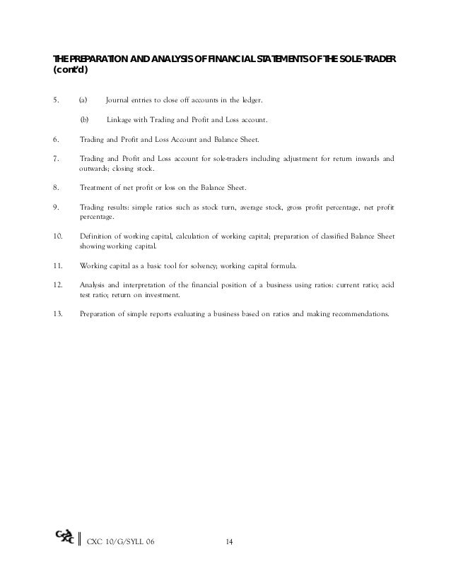 statement showing a person ability to pay
