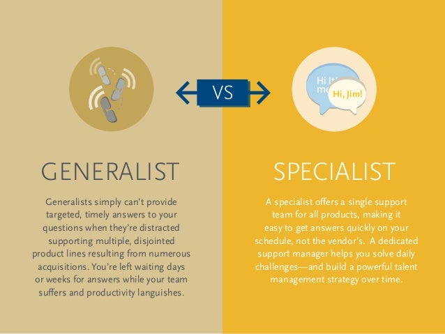 Hr Specialist Vs Hr Generalist