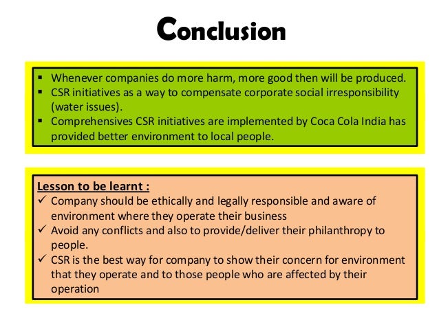 Case study report on corporate social responsibility in a company