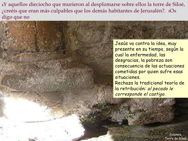 Resultado de imagen para O aquellos dieciocho sobre los que se desplomó la torre