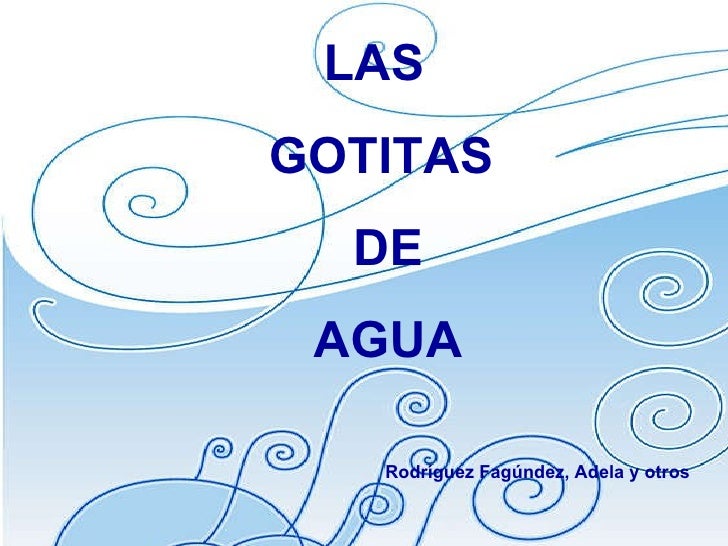 Cuento Ciclo del Agua Cuento Ciclo del Agua