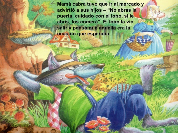 Las siete cabritas y el lobo