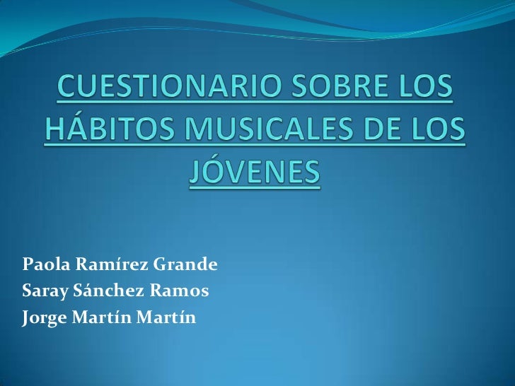 MUSICA SOBRE LOS ADOLESCENTES musica sobre los adolescentes: