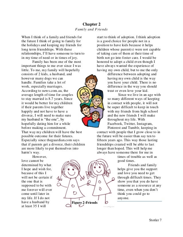 Essay about family and friends
