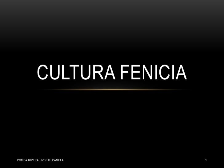 FENICIA CULTURA fenicia cultura: