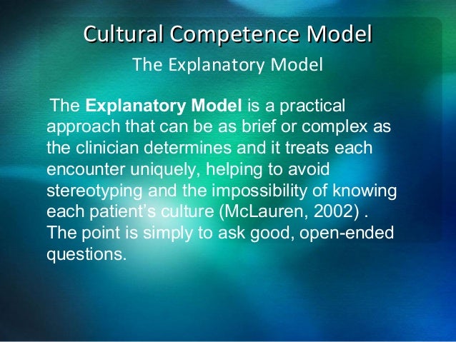 Cultural competence and dissertation