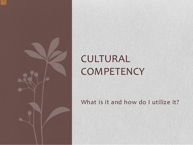 Cultural Competence Essay