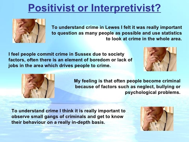 What is the difference between positivism and interpretivism?