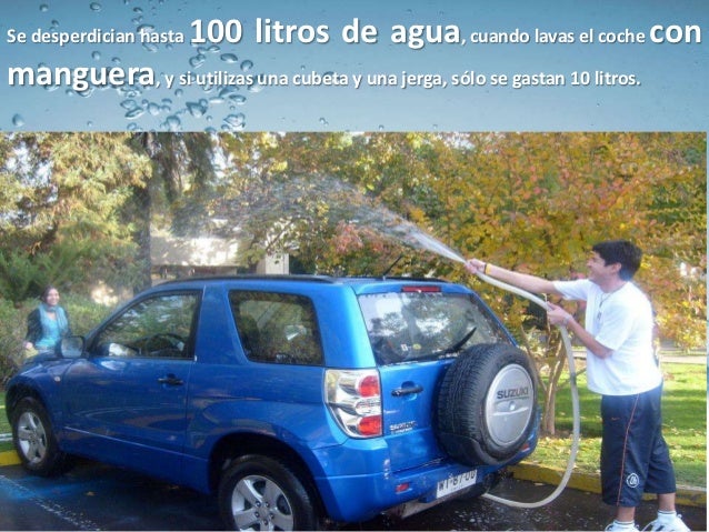 Resultado de imagen para ejemplos desperdiciando agua